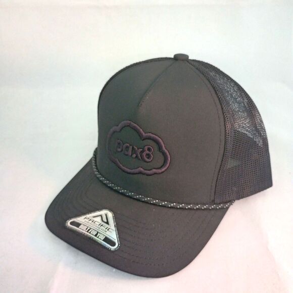 PAX 8 Strapback Hat Cap Black Otto Cloud Services 6 Panel - Picture 1 of 7